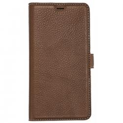 iPhone 11 Pro Max, Læder wallet aftagelig, brun - Mobilcover