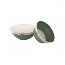 Outwell Collaps Bowl & Colander Set Shadow Green - Skål