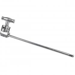 Kupo KCP-221 20 Extension Grip Arm with Baby Hex Pin - Silver - Support rigs & cages
