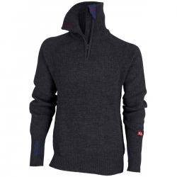 Ulvang Rav Sweater W/zip - Charcoal Melange - Str. M - Bluse