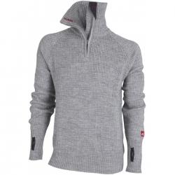 Ulvang Rav Sweater W/zip - Grey Melange - Str. L - Striktrøje