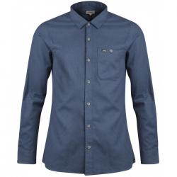 Lundhags Ekren Solid Ms Ls Shirt - Mid Blue - Str. XL - Skjorte