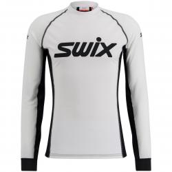 Swix Triac Dry Breathe Long Sleeve M - Bright White/Black - Str. XL - Undertrøje