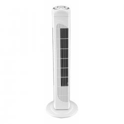 Nordichcul Ft-514 Tower Fan With 3 Speeds, 76 Cm, White - Ventilator
