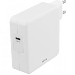 Deltaco-of Notebook Charger, 87w, Fast Charge, Usb-c Pd White - Oplader