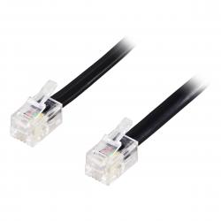 Deltacoimp Modular Cable 4p4c (rj9/rj10/rj22)>4p4c (rj9/rj10/rj22) 10m - Ledning