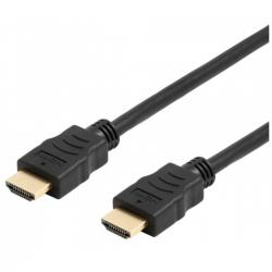 Deltaco-of Hdmi Cable, High-speed 4k Uhd, 1m, Black - Ledning