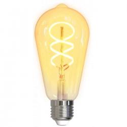 Deltaco-sm Spiral Led Filament Lamp, E27, Wifi 2.4ghz - Pære