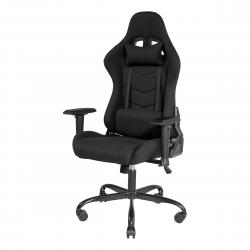 Deltaco-g Gaming Chair, Fabric, Iron Frame, Black - Stol