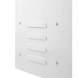 Deltaco Lockable Wall Cabinet, 350x140x450mm, Ip55, White - Tilbehør til computer