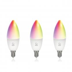 Deltaco Smart Bulb, E14, Rgb, 5w, 3-pack - Pære