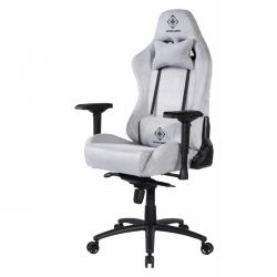 Deltaco-g Alcantara Gaming Chair, Light Grey - Stol