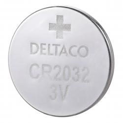 Deltaco Ultimate Lithium Battery, 3v, Cr2032 Button Cell, 1-pack - Batteri