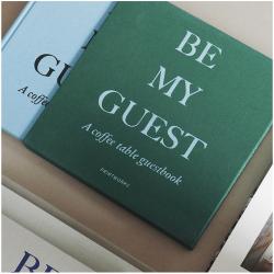 Printworks Guest Book, Green/blue - Gæstebog