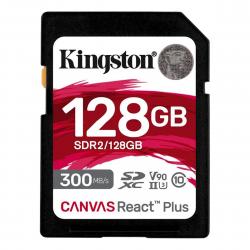 Kingston 128gb Canvas React Plus Sdxc Uhs-ii - Hukommelseskort