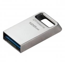 Kingston Datatraveler Micro Usb Memory, 128gb, Silver - Usb stik