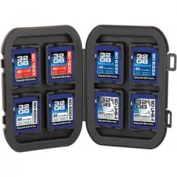 Delkin Weather Resistant Case for 8 SD cards - Etui