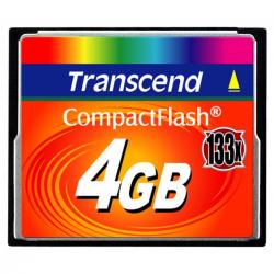 Transcend CF 133X MLC R50/W20 4GB - Hukommelseskort