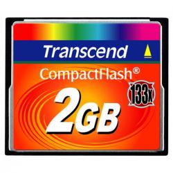 Transcend CF 133X MLC R50/W20 2GB - Hukommelseskort