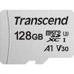 Transcend Silver 300S microSD no adp R95/W45 (V30) 128GB - Hukommelseskort