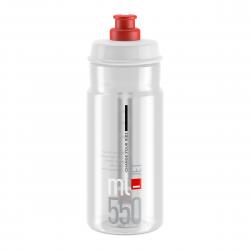 Elite Flaske Jet klar, rød logo 550ml - Drikkeflaske