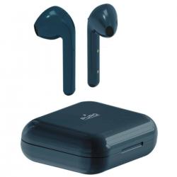 Bluetooth Slim Pod høretelefoner m/opladningsbase, blå
