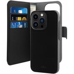 Puro Iphone 14 Pro Eco-leather Wallet, Black - Mobilcover