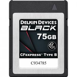 Delkin CFexpress BLACK R1725/W1240 75GB - Hukommelseskort