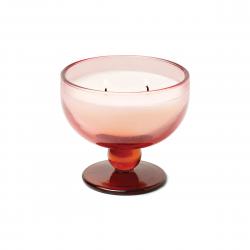 Paddywax Candle Glass Goblet Rose/red - Duftlys
