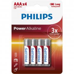 Philips Power Alkaline Lr03 - Batteri