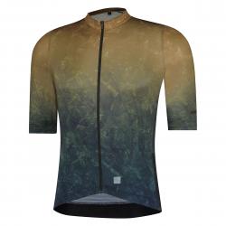 Shimano Evolve S.s. Jersey Transparent Gold S - Cykel t-shirt