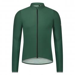 Shimano Evolve L.s. Allseasmerino Jers Moss Green S - Cykel jakke