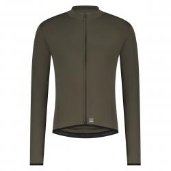 Shimano Vertex Thermal L.s. Jersey Moss Green M - Cykel jakke