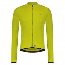 Shimano Vertex Thermal L.s. Jersey Lime Green S - Cykel jakke