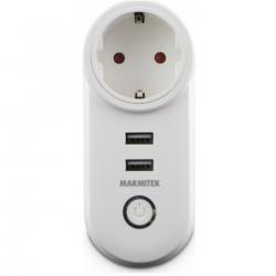 Smart plug Power SI 15A 2USB 1 socket - Adaptor