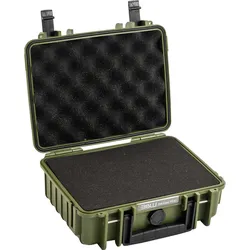 B&W Outdoor Cases BW Outdoor Cases Type 1000 / Bronze green (pre-cut foam) - Kuffert B&W Outdoor Cases BW Outdoor Cases Type 1000 / Bronze green (pre-cut foam) - Kuffert