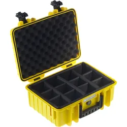 B&W Outdoor Cases BW Outdoor Cases Type 4000 YEL RPD (divider system) - Kuffert