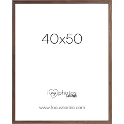 Focus Rock Walnut veneer 40X50 - Ramme