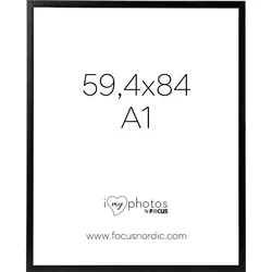 Focus Soul Black 59,4x84 (A1) - Ramme Focus Soul Black 59,4x84 (A1) - Ramme