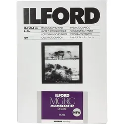 Ilford Photo Multigrade Rc Deluxe Pearl 10.5x14.8cm 100 - Tilbehør til foto Ilford Photo Multigrade Rc Deluxe Pearl 10.5x14.8cm 100 - Tilbehør til foto