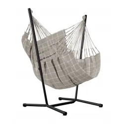 LA SIESTA Fiji Outdoor Hængestol Outdoor med stativ i galvaniseret stål - Hængekøje LA SIESTA Fiji Outdoor Hængestol Outdoor med stativ i galvaniseret stål - Hængekøje