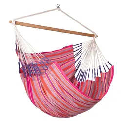 Habana Flamingo - Organic Cotton Kingsize Hammock Chair - Hængekøje Habana Flamingo - Organic Cotton Kingsize Hammock Chair - Hængekøje