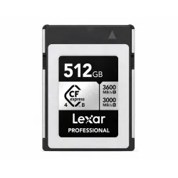 Lexar CFexpress 4.0 Pro Silver Serie R3600/W3000/SW2600 512GB - Hukommelseskort Lexar CFexpress 4.0 Pro Silver Serie R3600/W3000/SW2600 512GB - Hukommelseskort