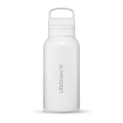 LifeStraw Go 2.0 Stainless Steel Water F - White - Str. .1L - Vandfilter
