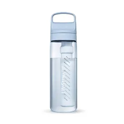 LifeStraw Go 2.0 Water Filter Bottle 22o - Icelandic Blue - Str. .65L - Vandfilter