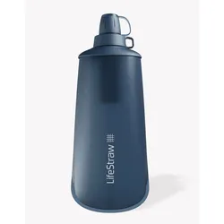 LifeStraw Peak Squeeze Bottle 1L - Mountain Blue - Str. 1L - Drikkeflaske LifeStraw Peak Squeeze Bottle 1L - Mountain Blue - Str. 1L - Drikkeflaske