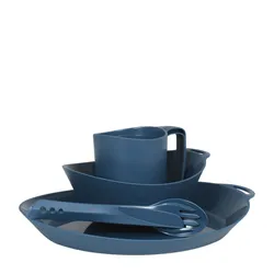 Lifeventure Ellipse 4-piece Set - Kfs / Bowl / Plate - Service Lifeventure Ellipse 4-piece Set - Kfs / Bowl / Plate - Service
