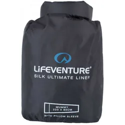 Lifeventure Silk Ultimate Sleeping Bag Liner, Mummy - Sovepose Lifeventure Silk Ultimate Sleeping Bag Liner, Mummy - Sovepose