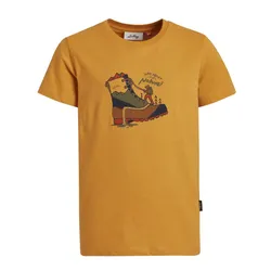 Lundhags Fulu Climbing T-shirt Jr - Gold - Str. 122/128 - T-shirt Lundhags Fulu Climbing T-shirt Jr - Gold - Str. 122/128 - T-shirt