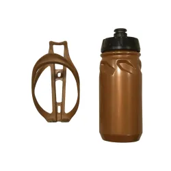 Mixbike Flaskeholder G2 Inkl. Flaske, Brun - Drikkeflaske